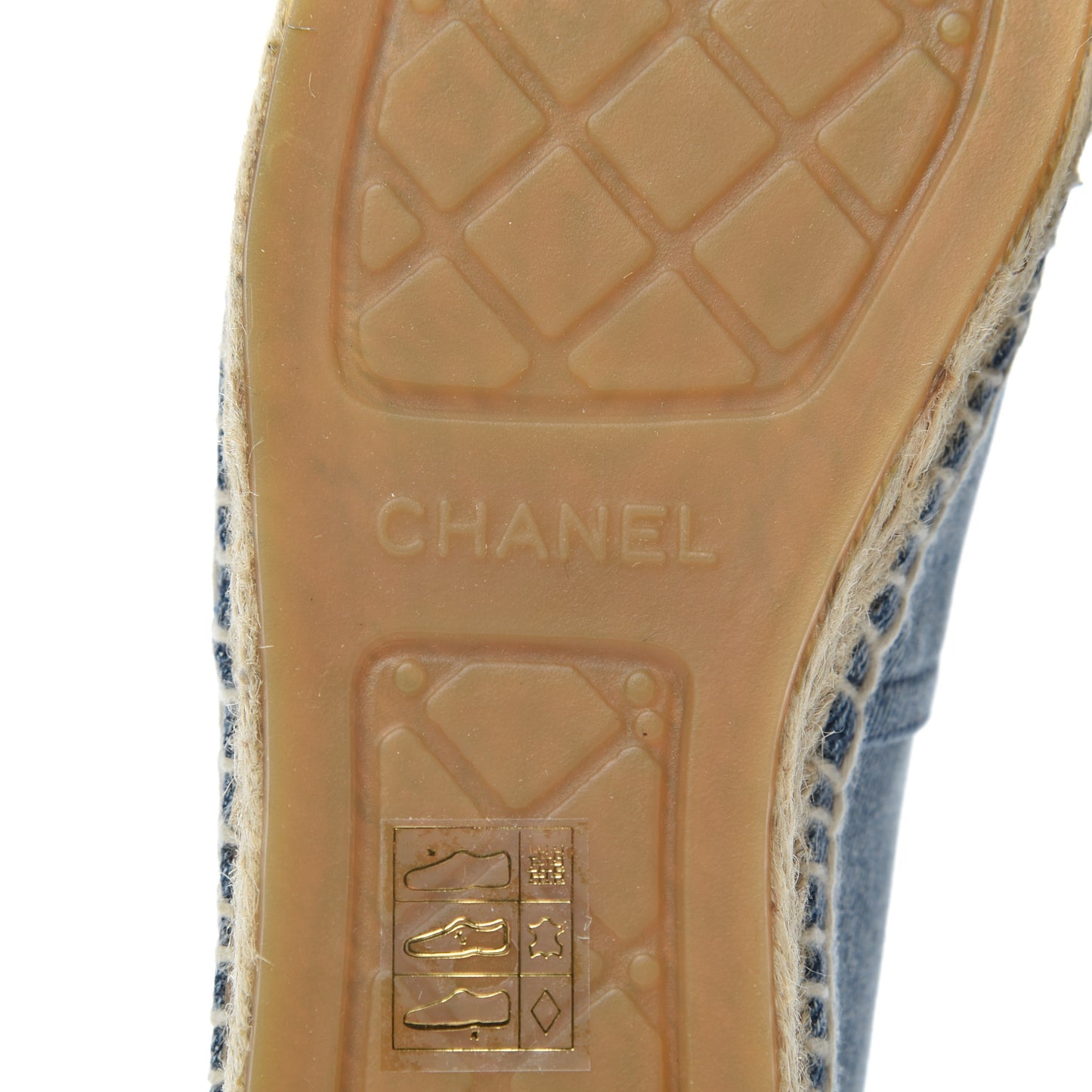 Denim CC Espadrilles 39 Blue Black