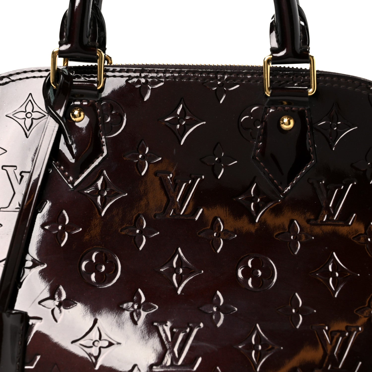 Louis Vuitton Vernis Alma PM Amarante 8 of 10