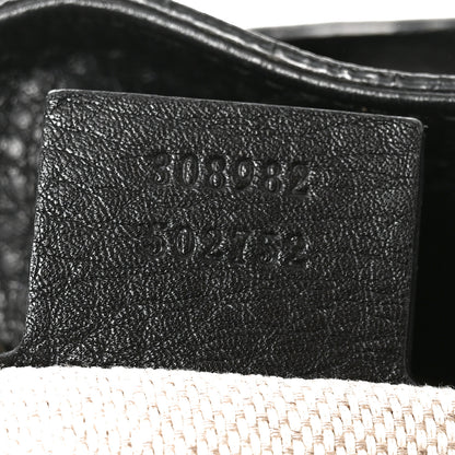 Gucci Pebbled Calfskin Medium Soho Chain Shoulder Bag Black 7 of 11
