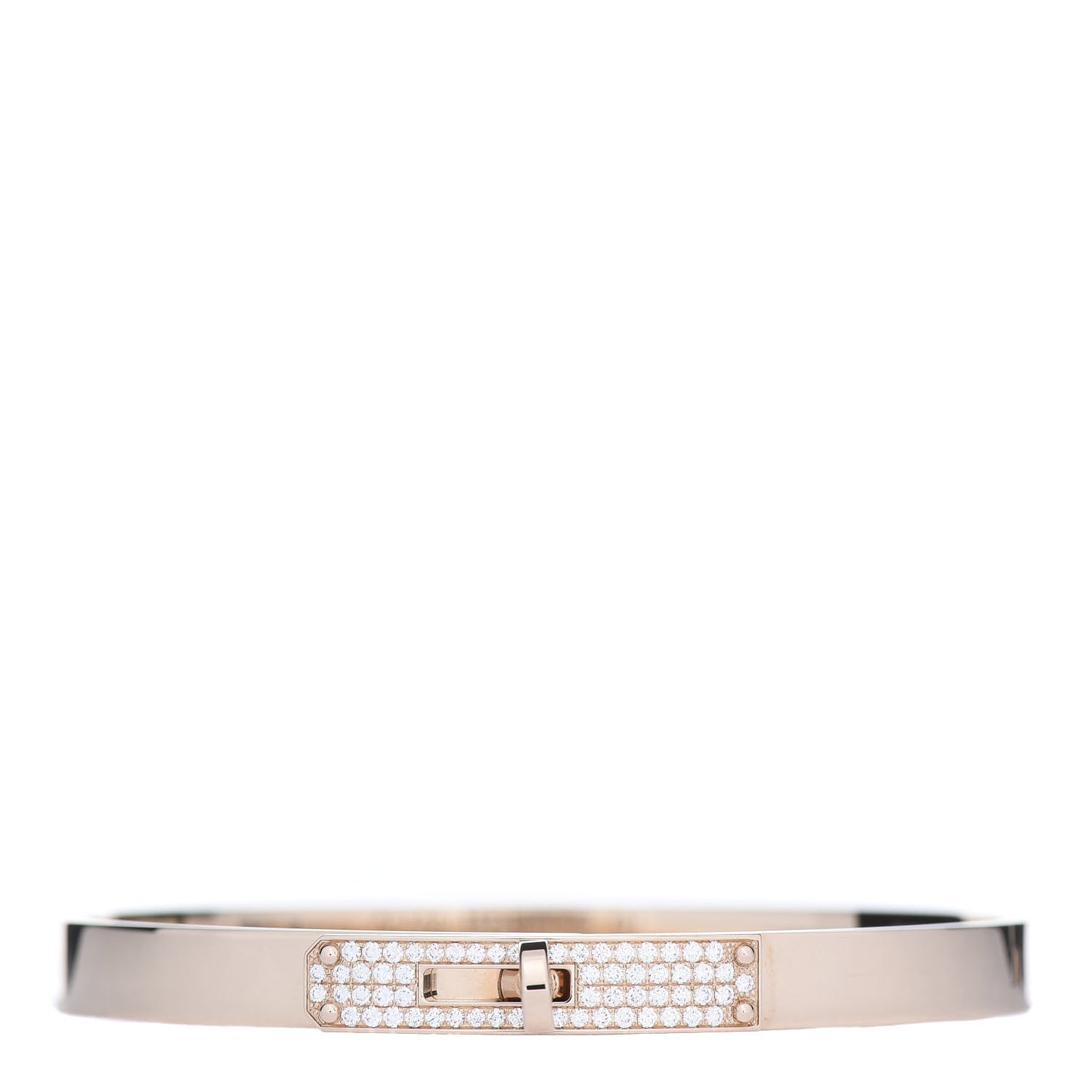 18K Rose Gold Diamond PM Kelly Pave Bracelet SH
