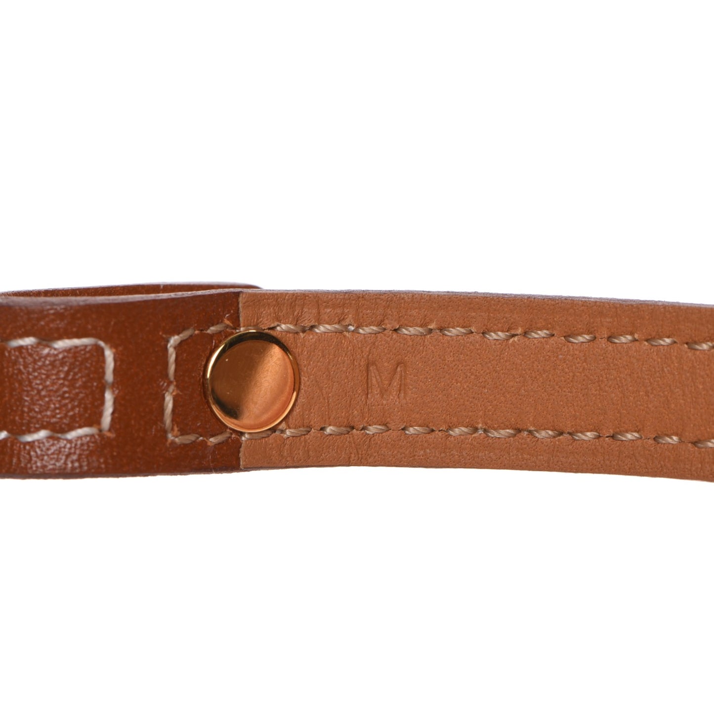 Natural Tadelakt Granville Double Tour Bracelet M Fauve