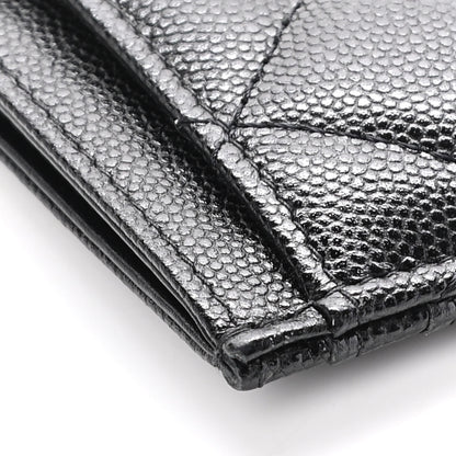 Chanel Caviar Quilted French New Wave Card Holder Black 11 of 14