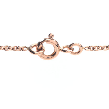Hermes 18K Rose Gold Diamond Kelly Amulette Pendant Necklace 4 of 6