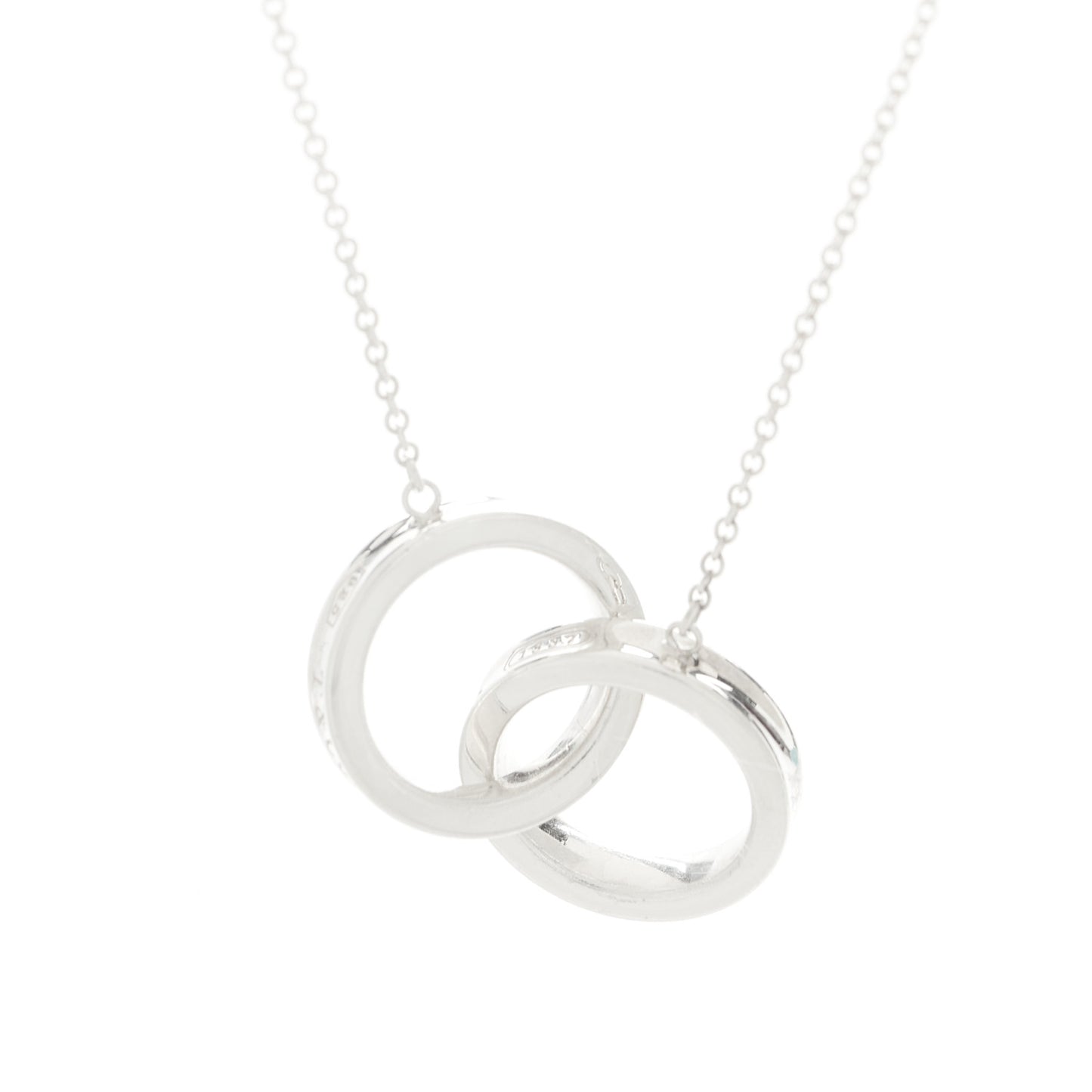 Sterling Silver 1837 Interlocking Circles Pendant Necklace
