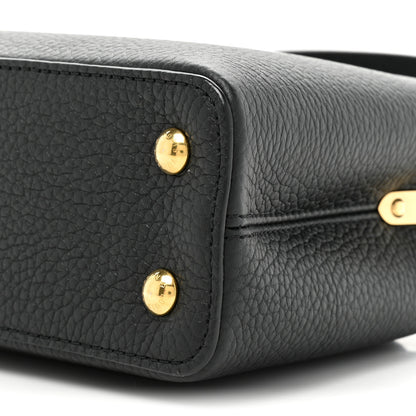 Louis Vuitton Taurillon Mini Capucines Black 8 of 9