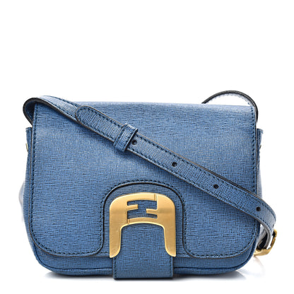 Fendi Vitello Elite Small Chameleon Messenger Carta Zucchero 1 of 13