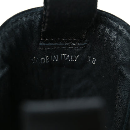 Prada Spazzolato Rois Monolith Chelsea 55mm Tall Boots 38 Black 7 of 8