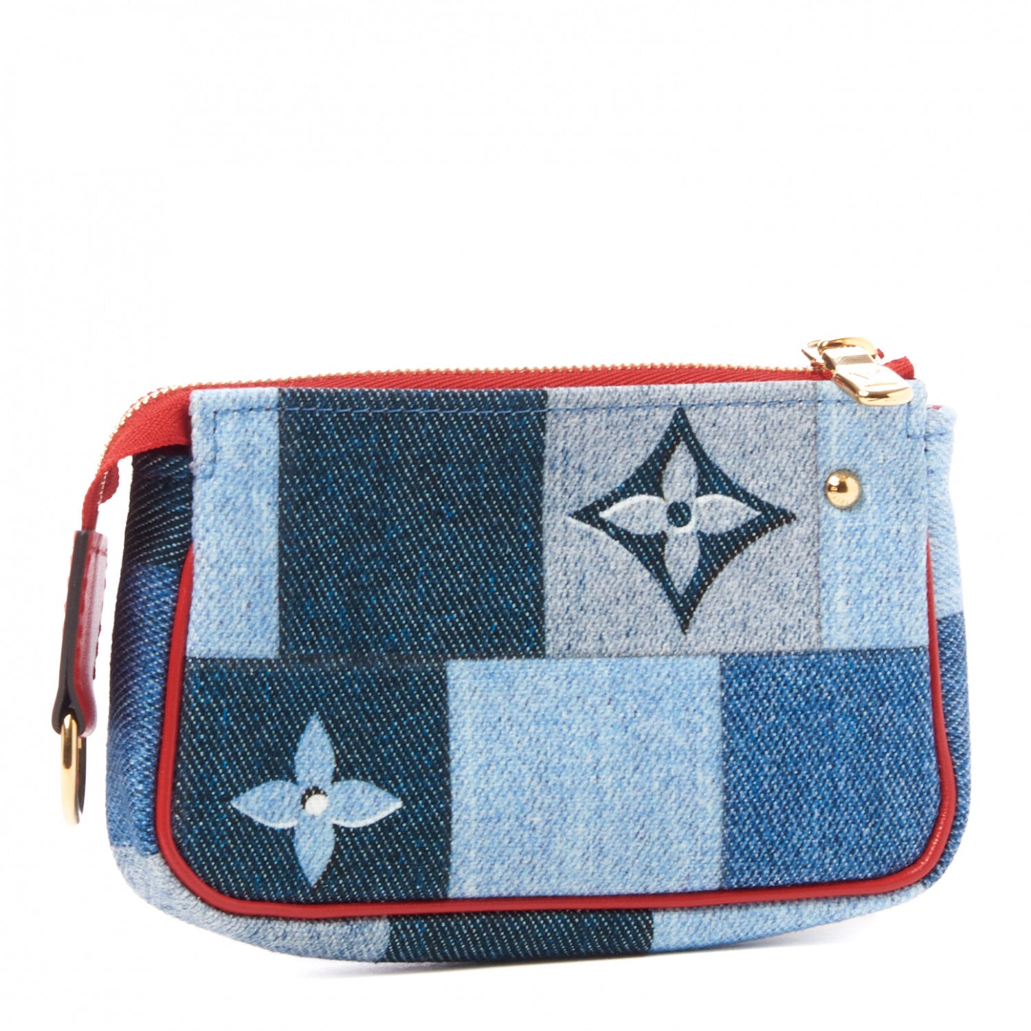 Louis Vuitton Denim Micro Pochette Accessories Denim Rouge 2 of 7