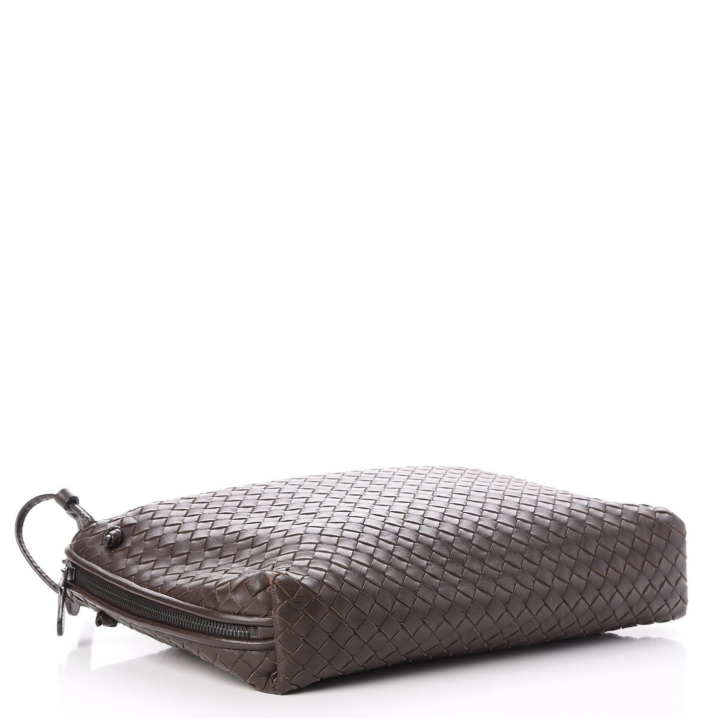 Nappa Intrecciato Pillow Crossbody Messenger Ebano