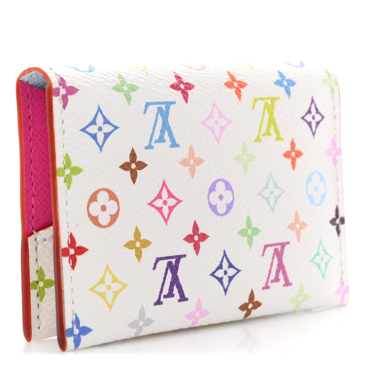 Louis Vuitton LV X TM Monogram Multicolor Slim Card Holder White 3 of 7