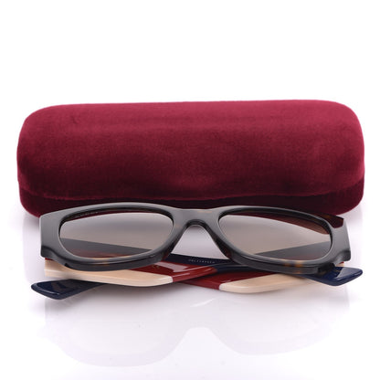 Gucci Acetate Web Oversized Frame Rectangle Sunglasses GG0276S Tortoiseshell 10 of 10