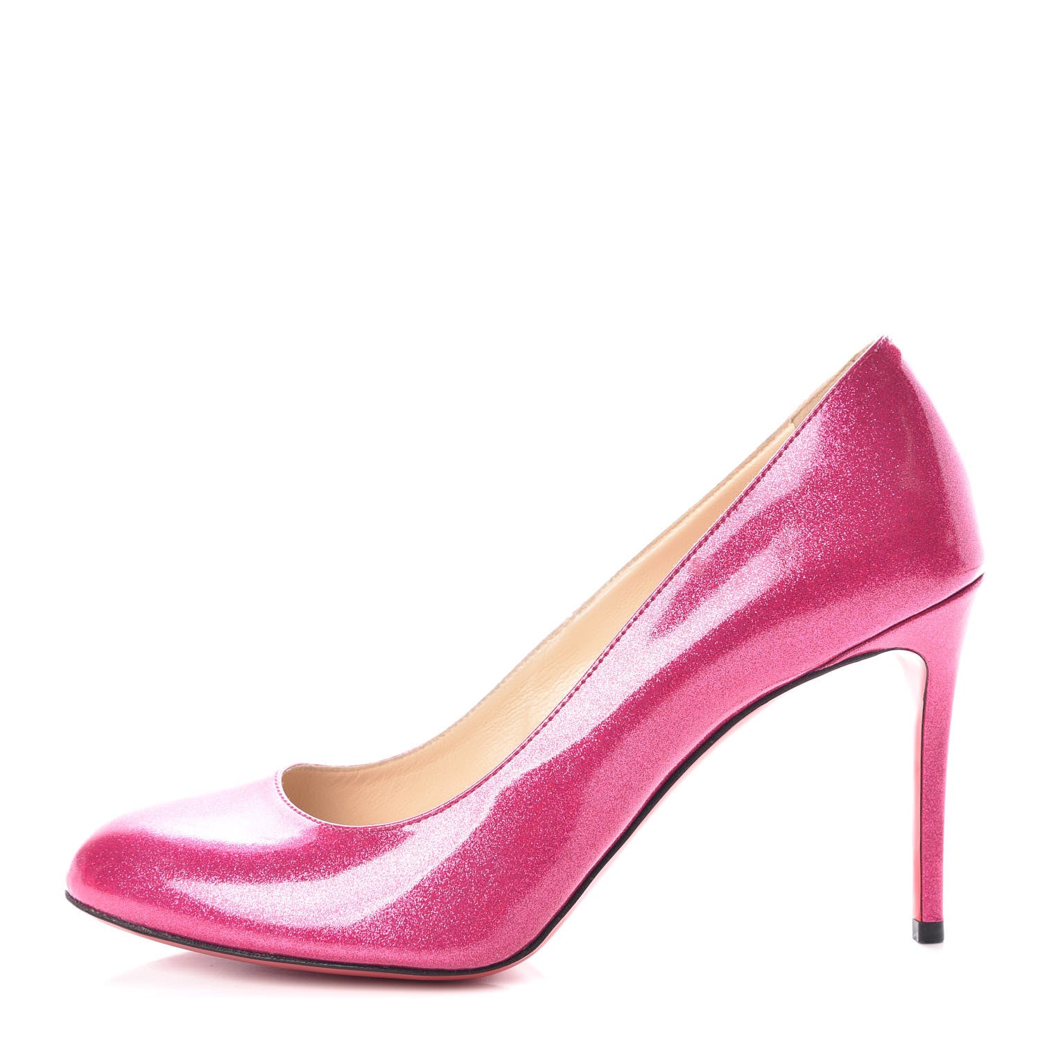 Christian Louboutin Patent Glitter Fifi 100 Pumps 39 Pink 1 of 8