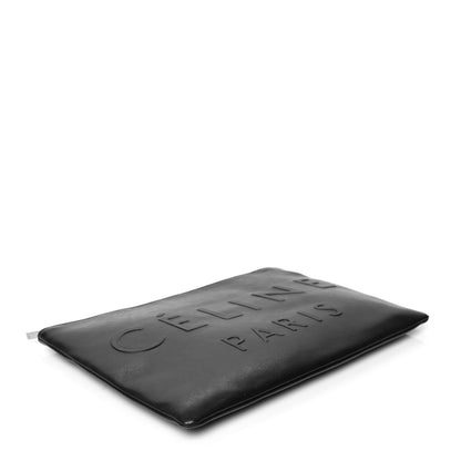Celine Calfskin Large Made In Clutch Pouch Black 4 of 10