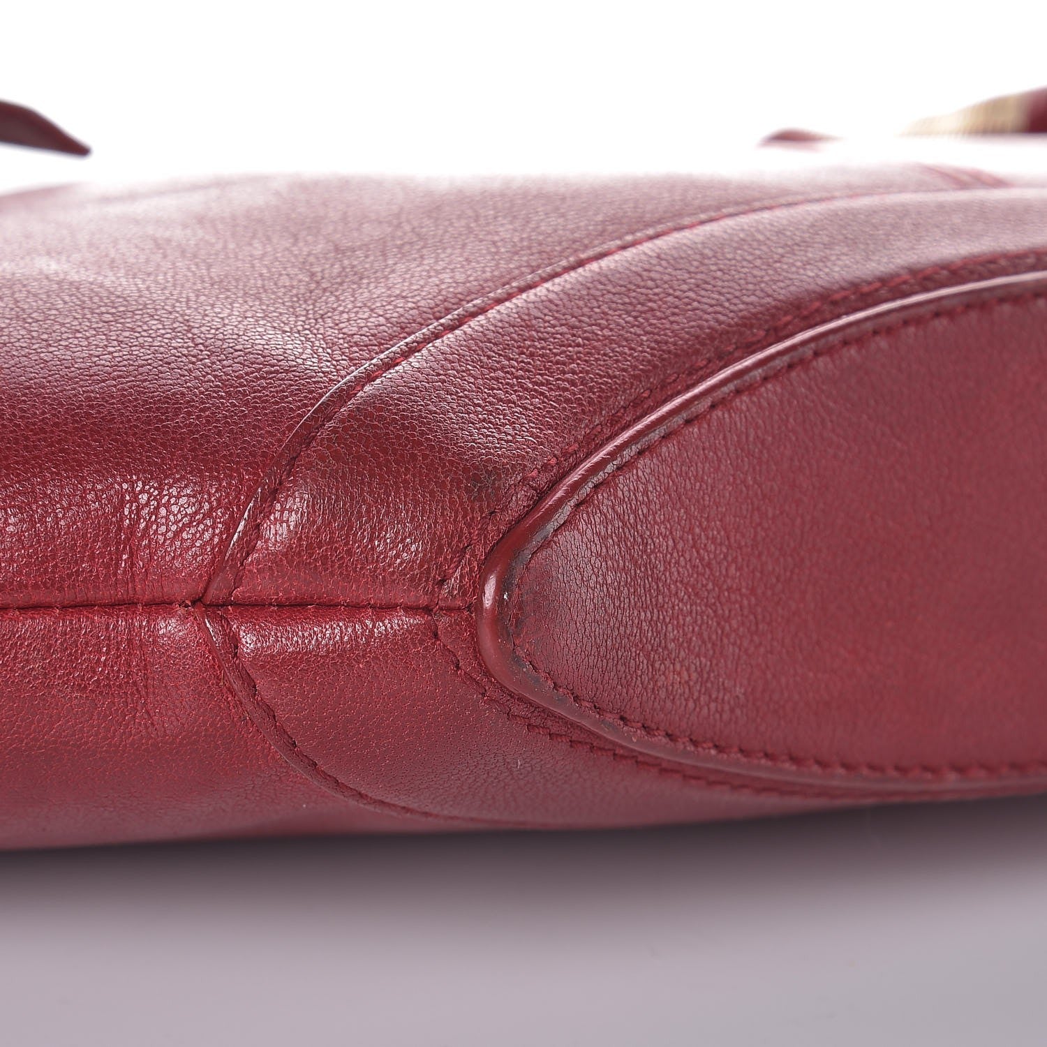 Alexander McQueen Calfskin De Manta Clutch Red 14 of 17