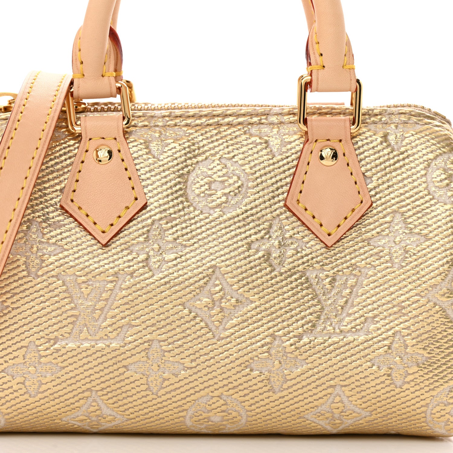 Louis Vuitton Monoglam Nano Speedy Beige 7 of 10