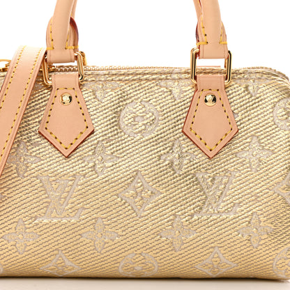 Louis Vuitton Monoglam Nano Speedy Beige 7 of 10