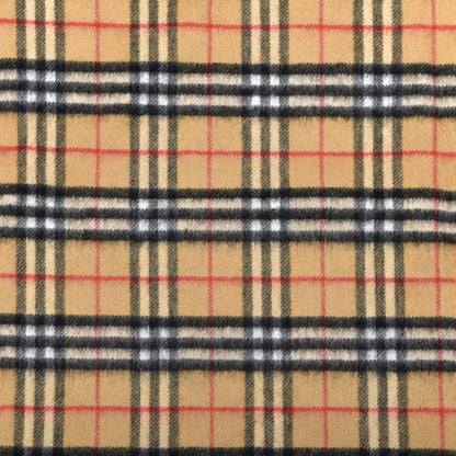 Burberry Cashmere House Check Fringe Cape Scarf Archive Beige 4 of 4