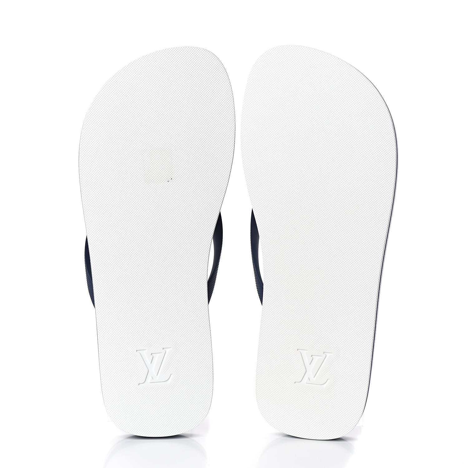 Louis Vuitton Rubber Mens Molitor Thong Sandals 8 Marine 7 of 7