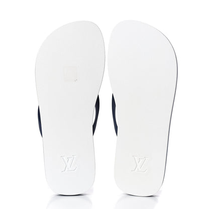 Louis Vuitton Rubber Mens Molitor Thong Sandals 8 Marine 7 of 7