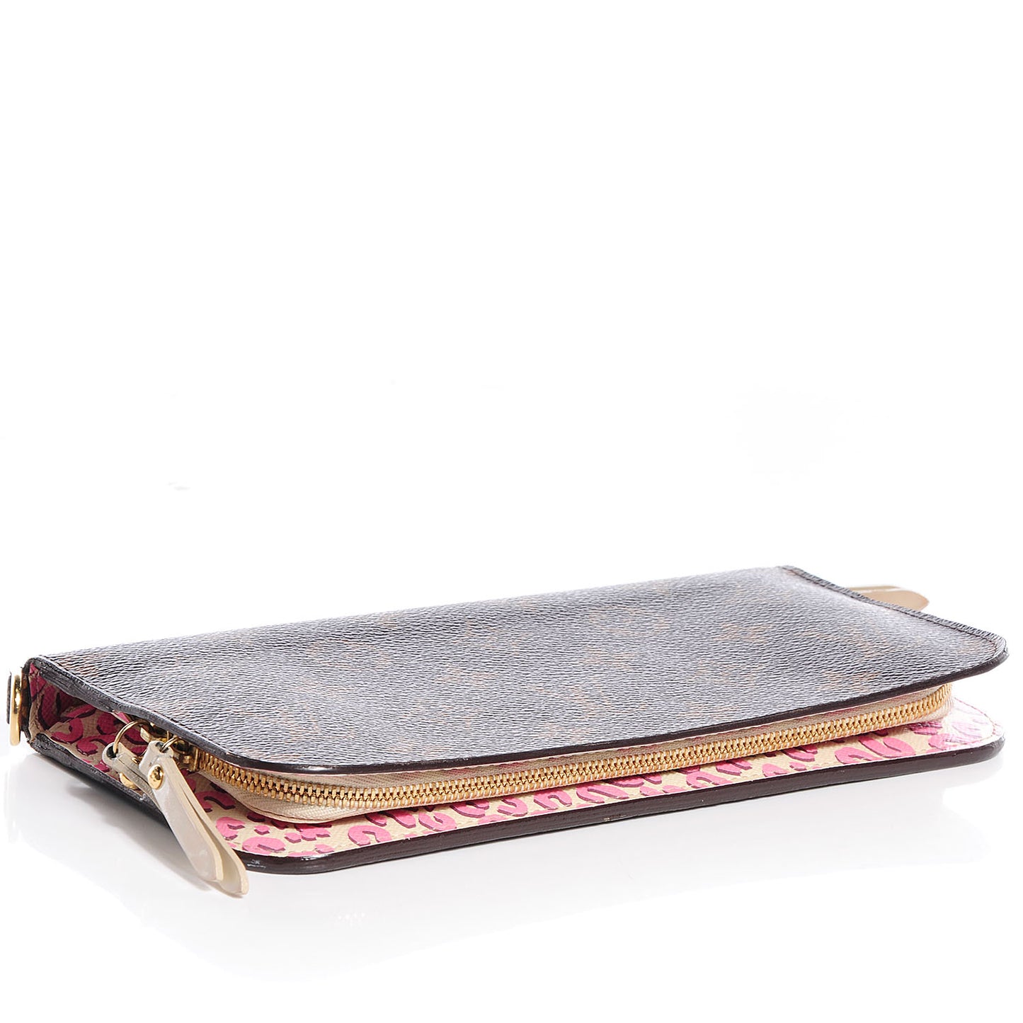 Monogram Leopard Insolite Wallet Blanc Corail