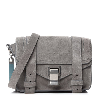 Proenza Schouler Suede PS1 Mini Crossbody Bag Dark Taupe 1 of 9