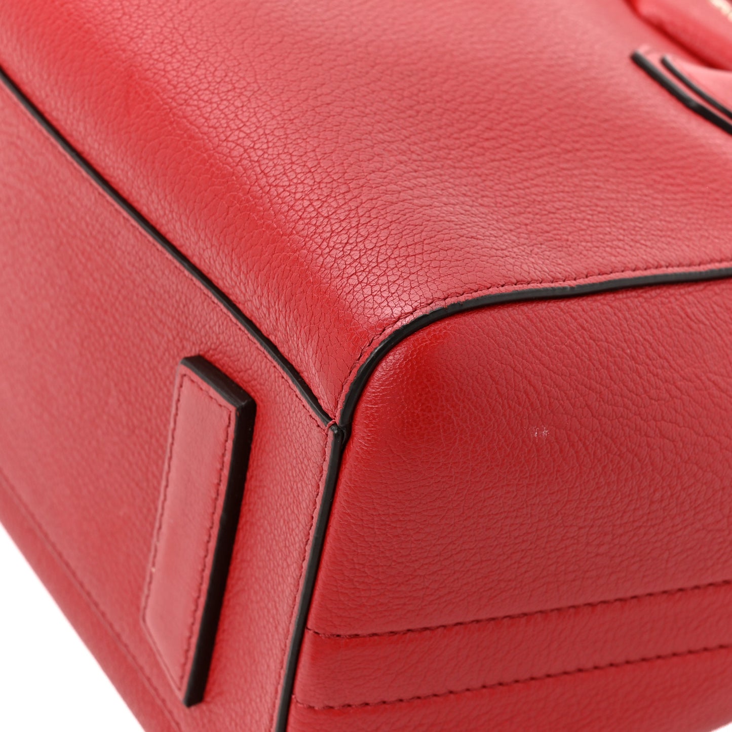 Sugar Goatskin Small Antigona Vermillon