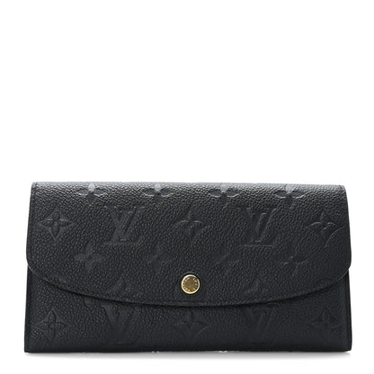 Louis Vuitton Empreinte Emilie Wallet Black Dune 1 of 6