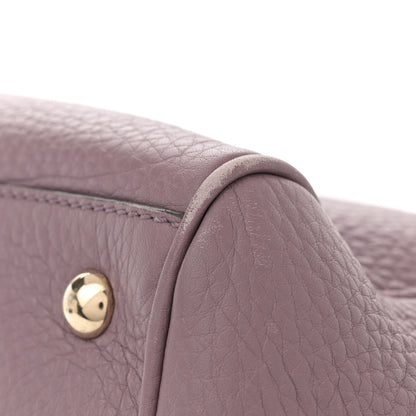 Gucci Pebbled Calfskin Medium Bamboo Shopper Tote Purple 16 of 16