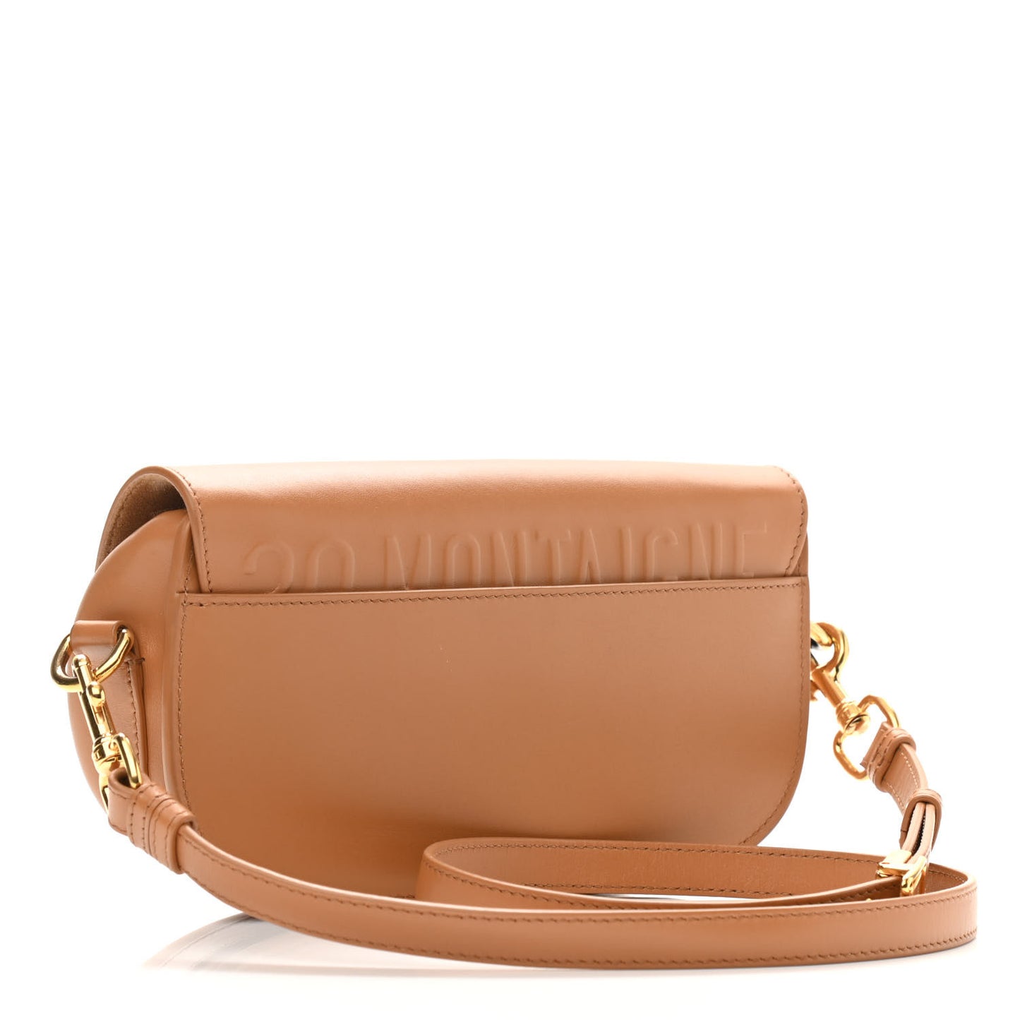 Box Calfskin East West Bobby Bag Cognac