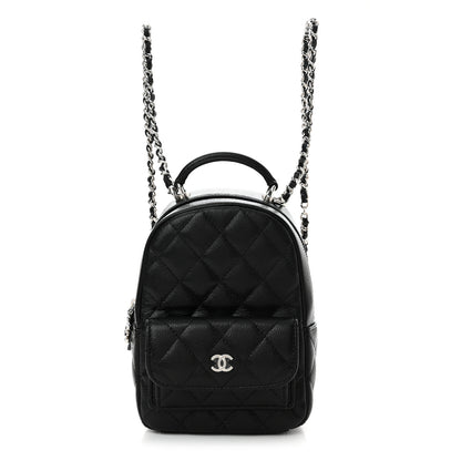 Chanel Caviar Quilted CC Mini Classic Backpack Black 1 of 11