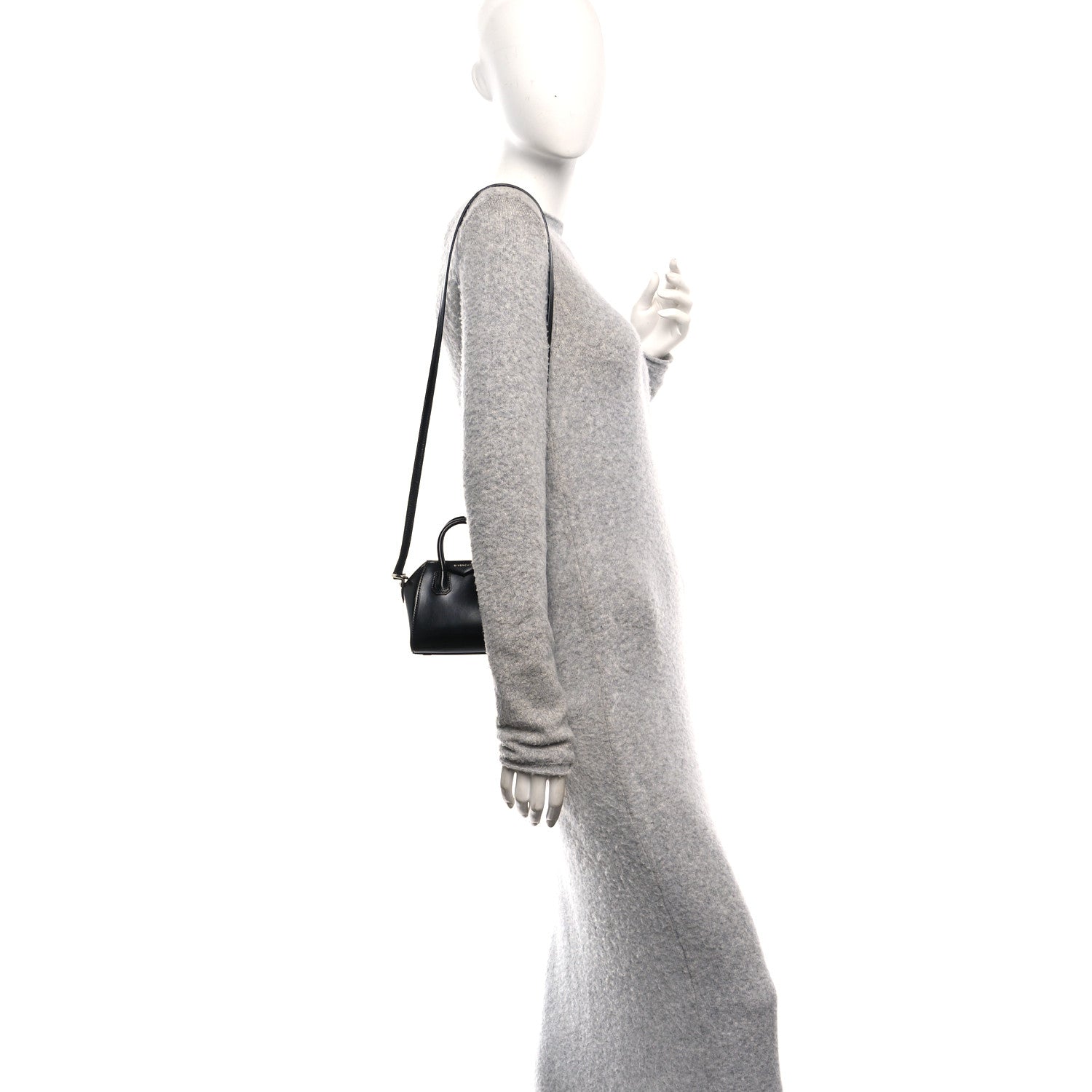 Givenchy Shiny Lord Calfskin Micro Antigona Black 2 of 10