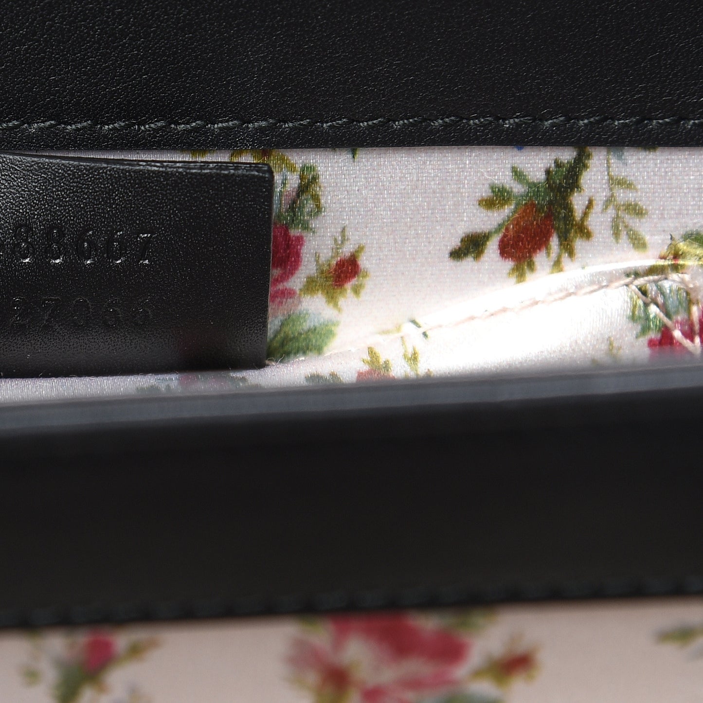 Calfskin Bamboo Mini Thiara Top Handle Bag Black