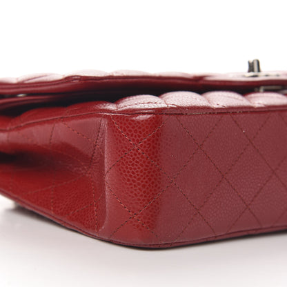 Chanel Caviar Quilted Medium Double Flap Red 10 of 13