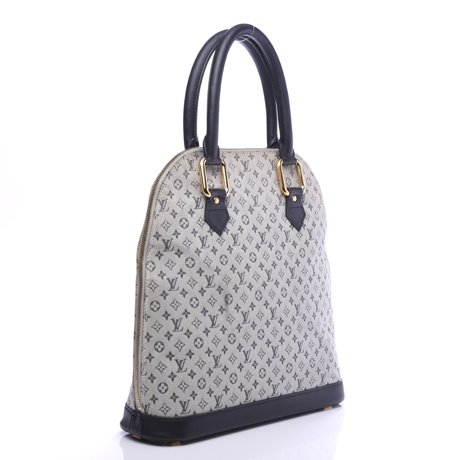 Louis Vuitton Mini Monogram Alma Haut Tote Blue 2 of 12