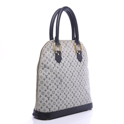 Louis Vuitton Mini Monogram Alma Haut Tote Blue 2 of 12