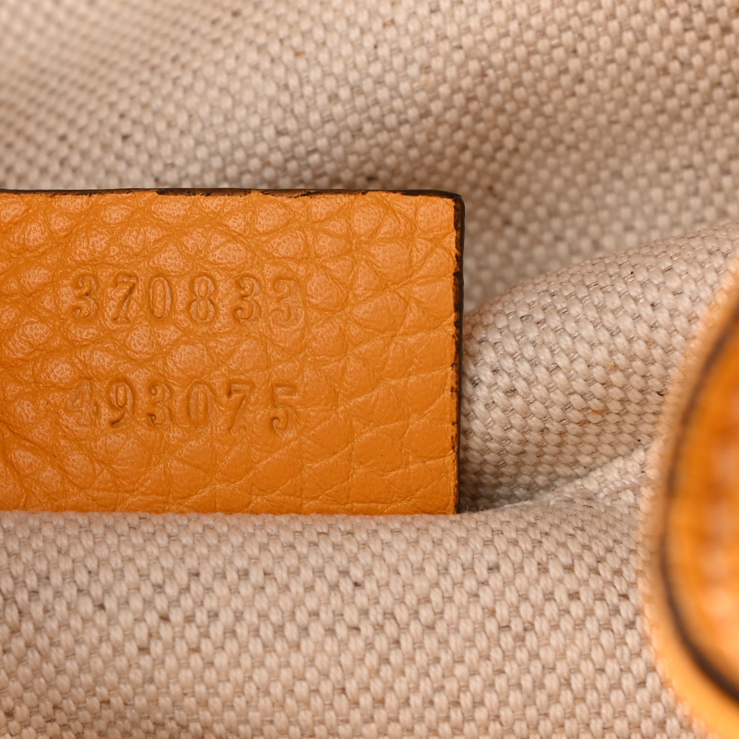 Gucci Cellarius Calfskin Medium Bamboo Backpack Orange 7 of 12