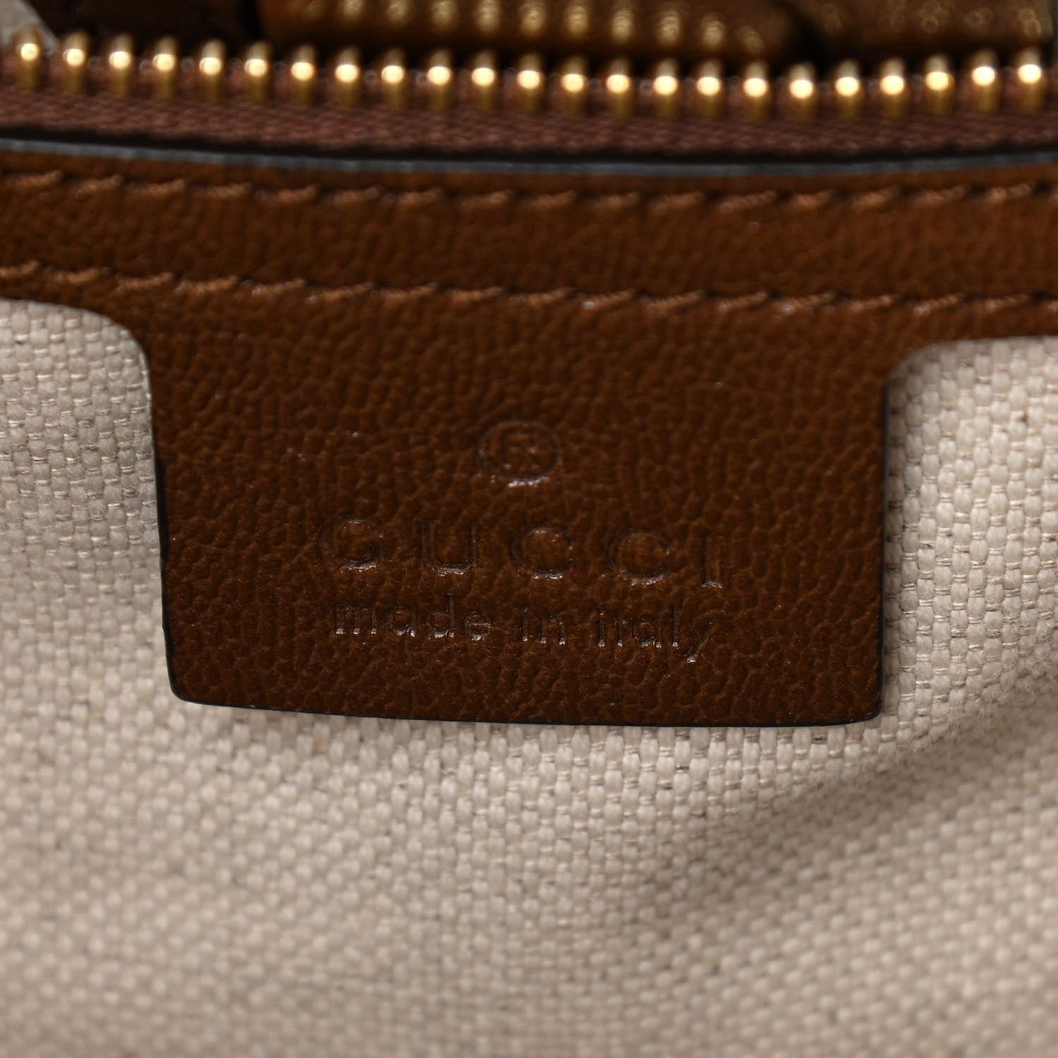Gucci Monogram Horsebit 1955 Tote Bag Beige Brown Sugar 6 of 10