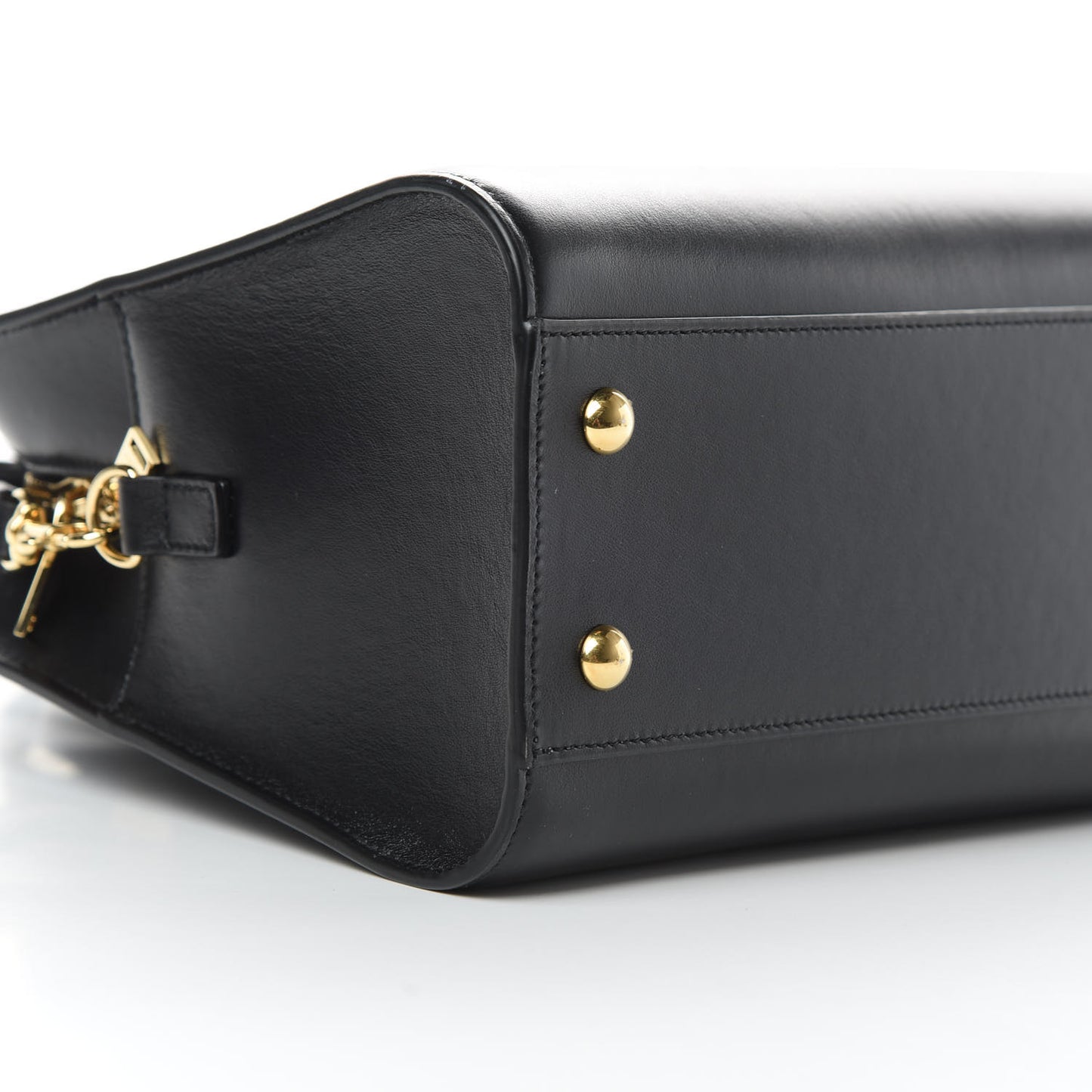 Calfskin Monogram Baby Cabas Black