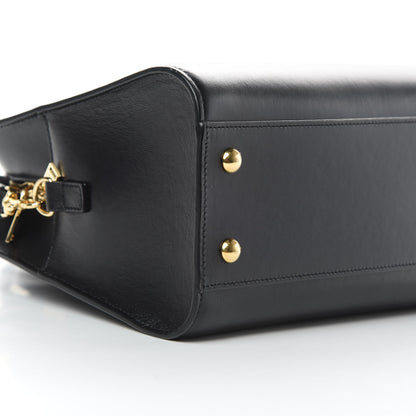 Saint Laurent Calfskin Monogram Baby Cabas Black 9 of 11