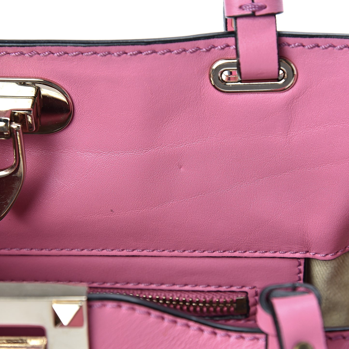 Vitello Small Rockstud Tote Ninphea