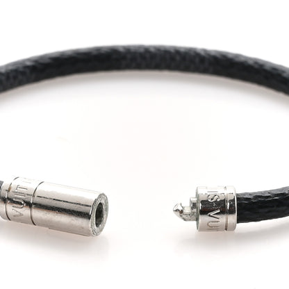 Louis Vuitton LOUIS VUITTON Damier Graphite Keep It Bracelet 19 4 of 5