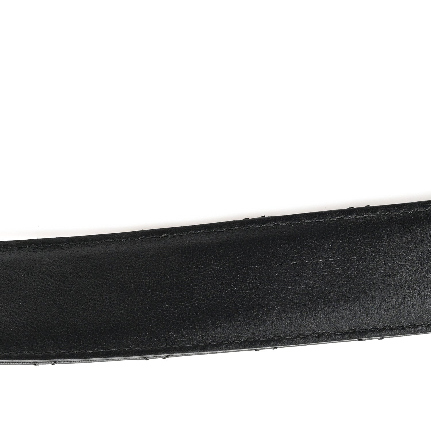 Chanel Calfskin Quilted CC Chain Belt 95 38 Black 4 of 6