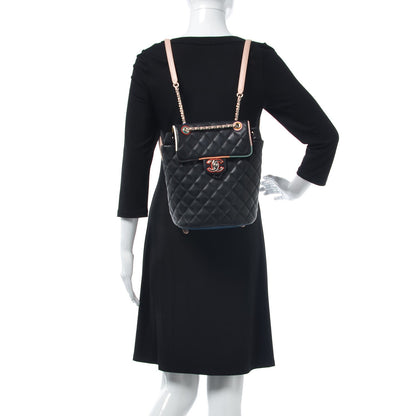 Chanel Lambskin Quilted Small Cuba Urban Spirit Backpack Black 2 of 7
