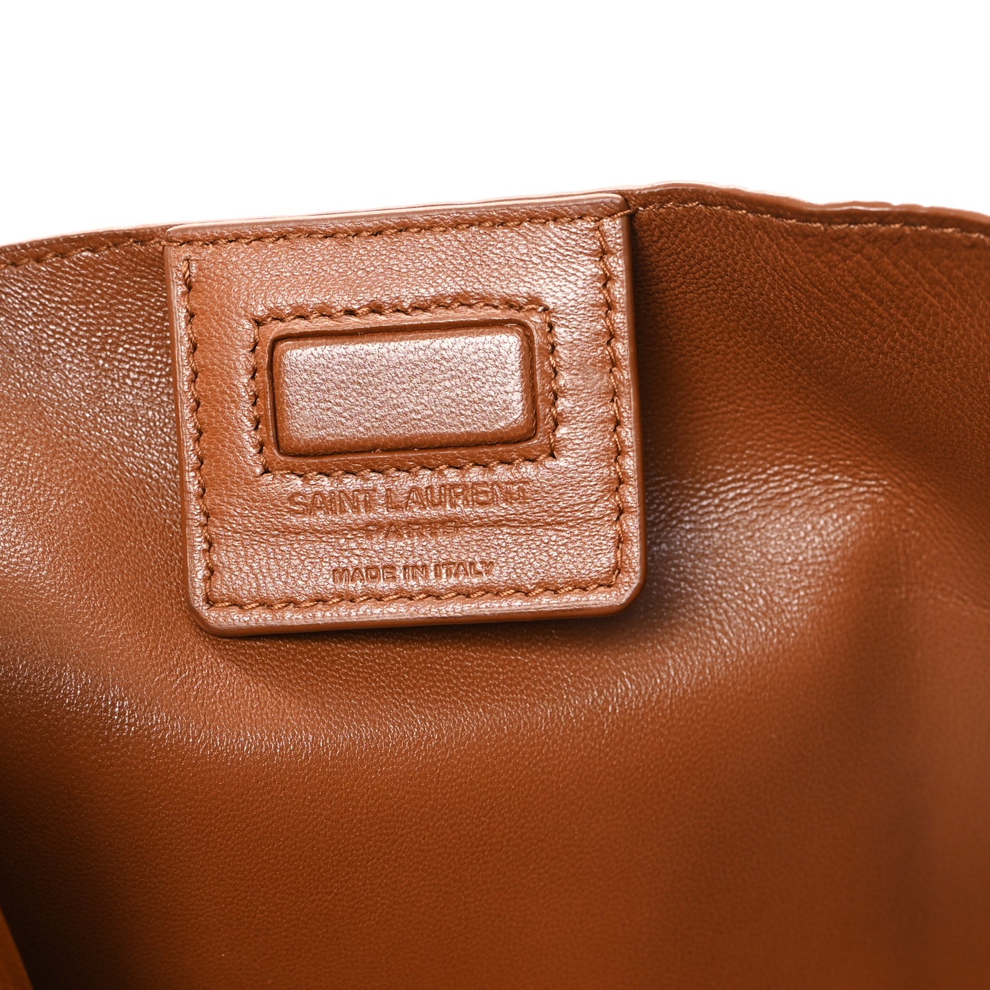 Calfskin Monogram Deli Paper Bag Vintage Beige