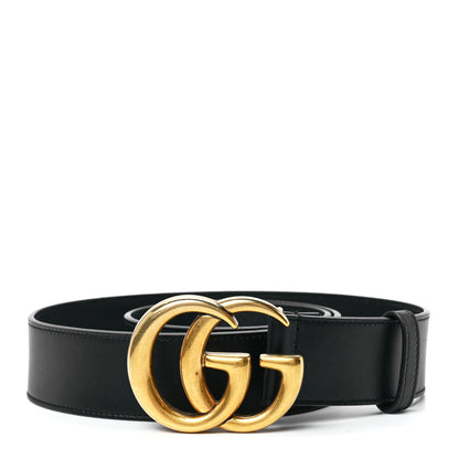Gucci Calfskin Double G 40mm Belt 90 36 Black 1 of 5