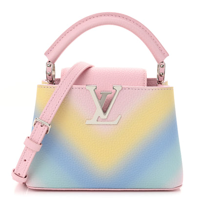 Louis Vuitton Taurillon Mini Degrade Rainbow V Capucines 1 of 11
