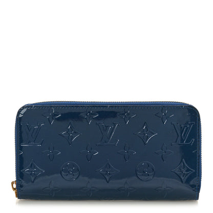 Louis Vuitton Vernis Zippy Wallet Grand Blue 1 of 7
