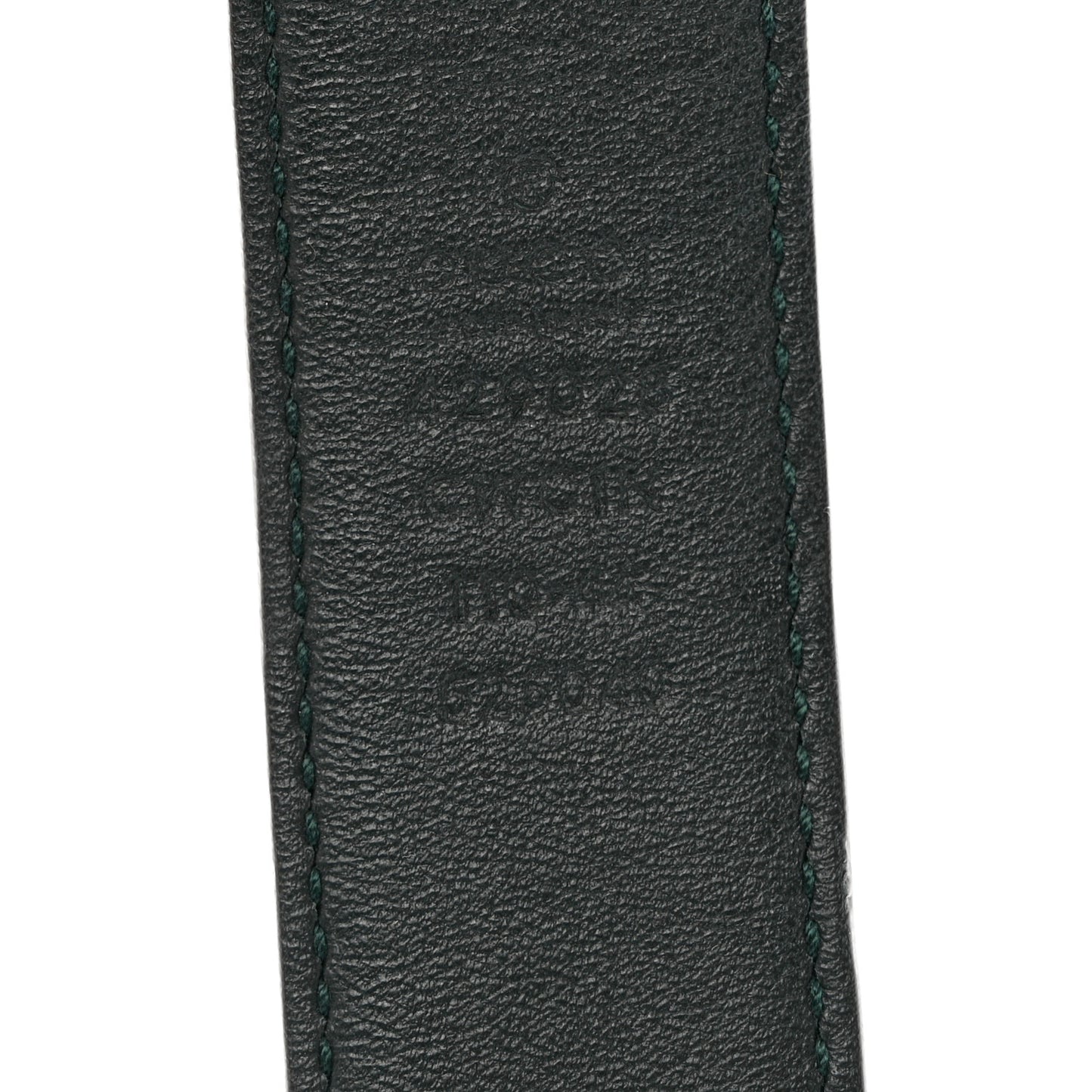 Guccissima Signature 30mm Belt 110 42 Verde