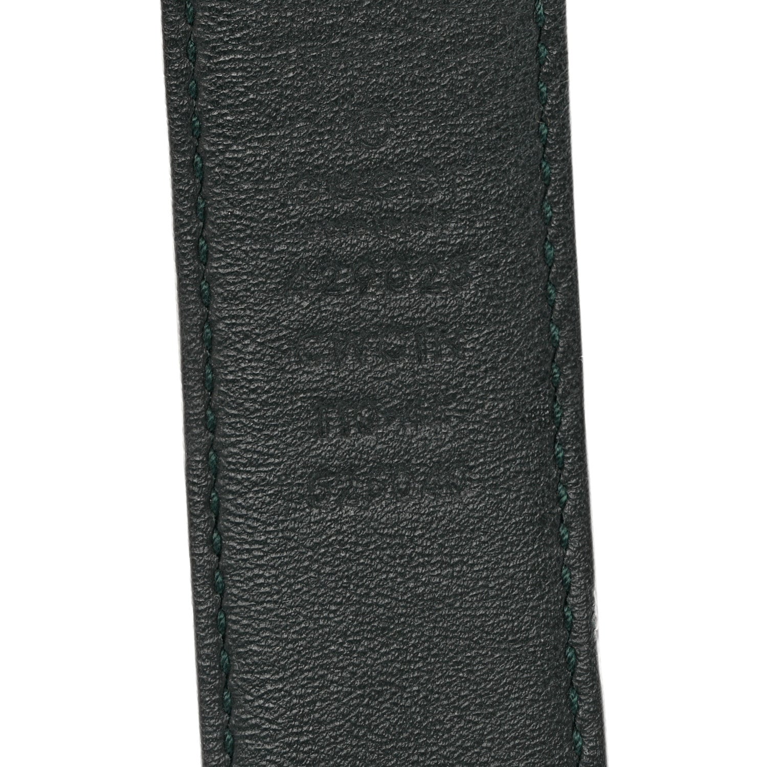 Gucci Guccissima Signature 30mm Belt 110 42 Verde 3 of 5