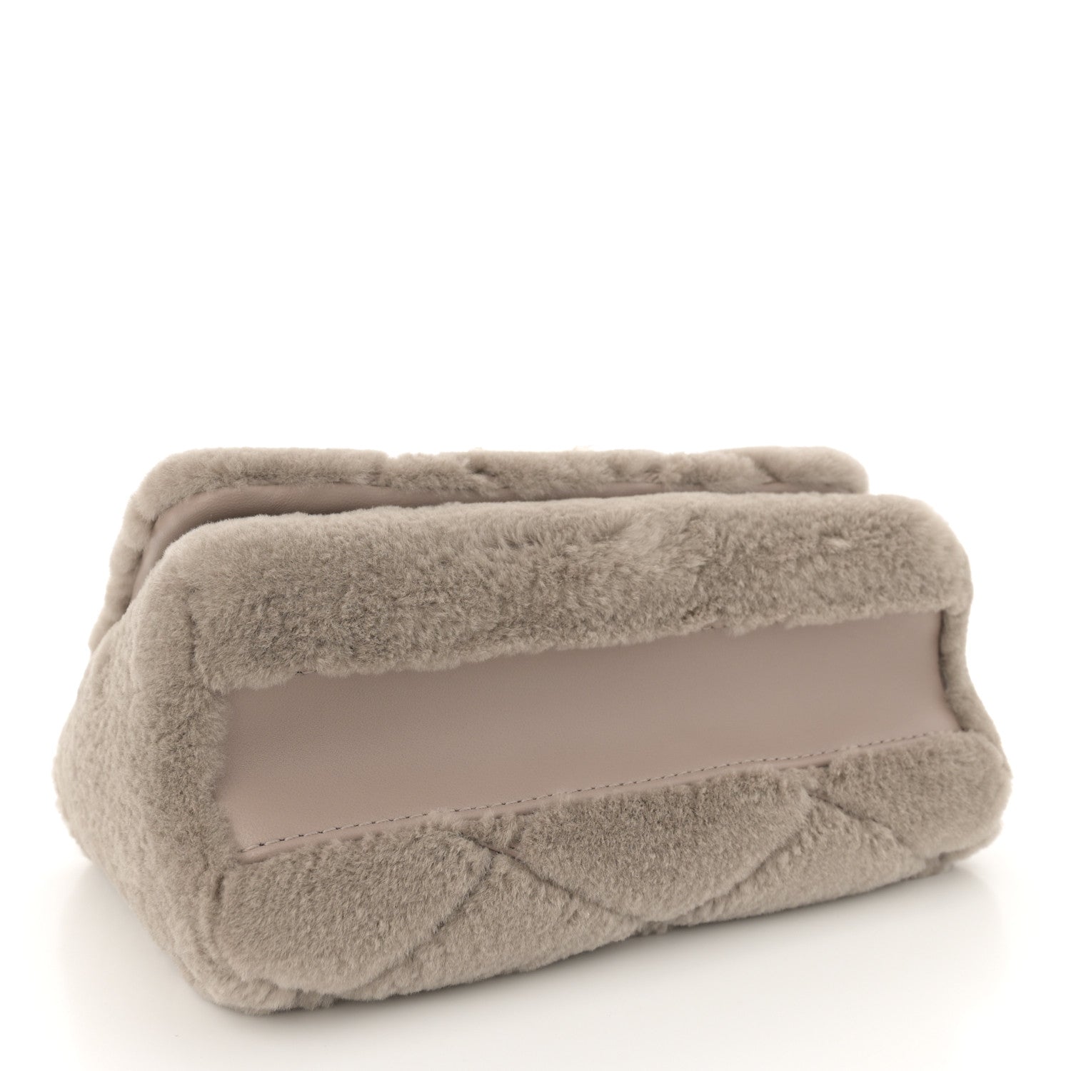 Louis Vuitton Shearling Malletage Top Handle GO-14 PM Grey 5 of 10